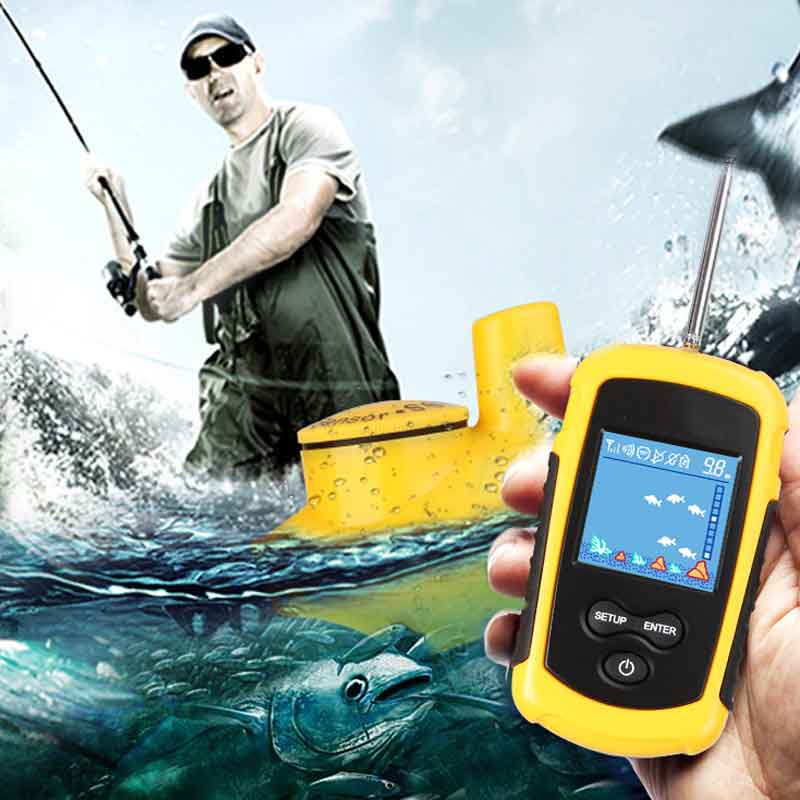Sondeur pour détecter les poissons et la profondeur pour la pêche